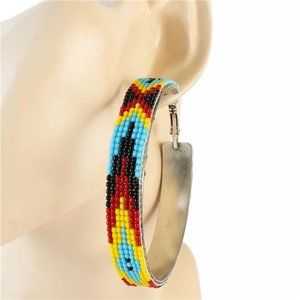Nwt: Indian designed Seed Bead Earring